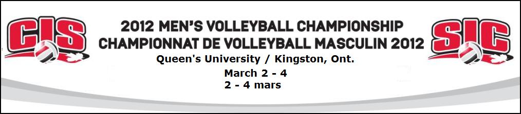 CIS Men's Volleyball Championship - 2012 Mens Volleyball