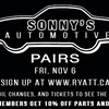 Fri,Nov 6-Sonny's Automotive Pair